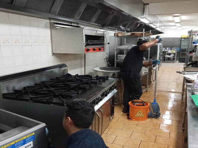 commercial kitchen canopy cleaning