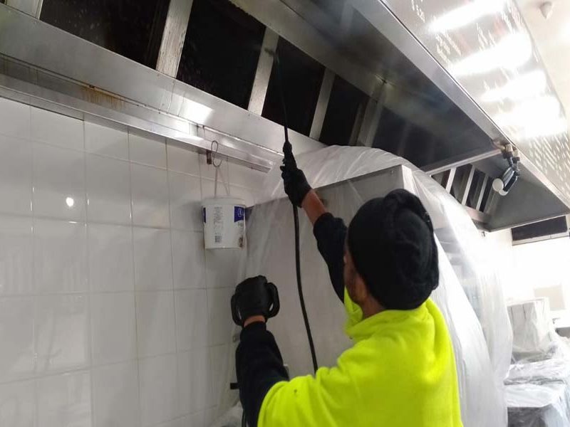 commercial kitchen canopy cleaning